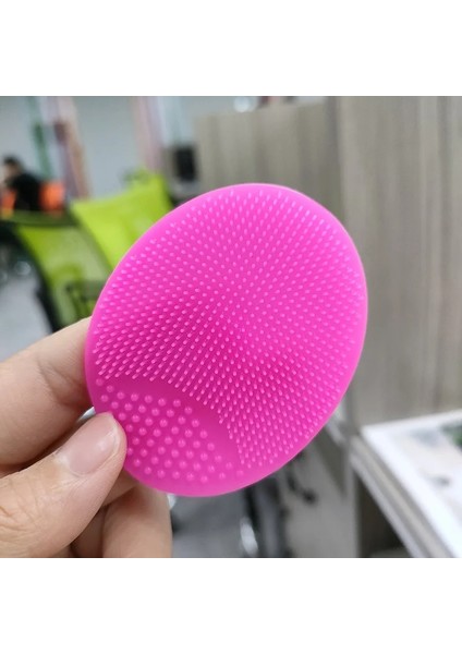 Kırmızı Stil Licone Temizleme Fırçası Jel Yıkama Pedi Peeling Siyah Nokta Remover Yüz Derin Temizleyici Yüz Fırçaları Bebek Banyo Masajı (Yurt Dışından)
