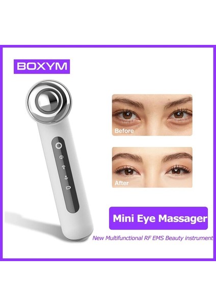 Beyaz Stil Boxym Rf Radyo Frekansı Göz Yüz Masajı Anti Aging Elektrikli Kaldırma Ems Anti Karanlık Daire Taşınabilir Masaj Kore Cilt Bakımı (Yurt Dışından) fiyatları