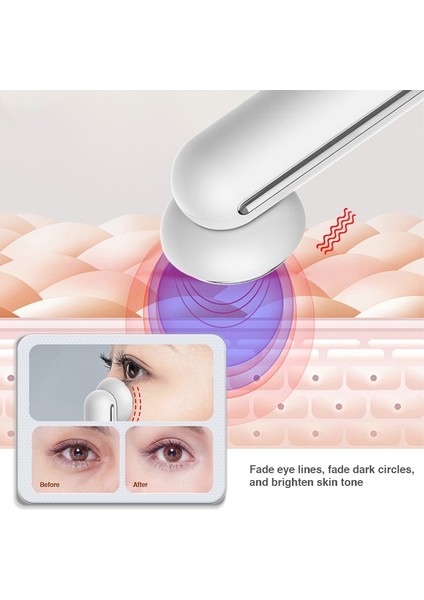 Beyaz Stil Boxym Rf Radyo Frekansı Göz Yüz Masajı Anti Aging Elektrikli Kaldırma Ems Anti Karanlık Daire Taşınabilir Masaj Kore Cilt Bakımı (Yurt Dışından) modelleri