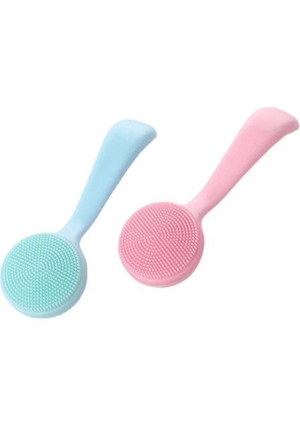 Pembe Tarzı Yumuşak Silikon El Yıkama Fırçası Makyaj Çıkarıcı Siyah Nokta Temizleme Aracı Taşınabilir Güzellik Aracı (Yurt Dışından) modelleri
