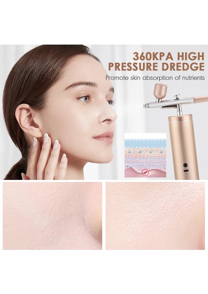 Gümüş Tarzı Taşınabilir Mini Airbrush Seti Yüz Su Oksijen Enjektör Makinesi Kompresörü Cilt Nem Çok Fonksiyonlu Makyaj Boya Sanat Spreyi (Yurt Dışından) fiyatları