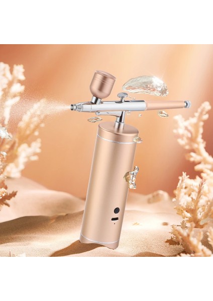 Gümüş Tarzı Taşınabilir Mini Airbrush Seti Yüz Su Oksijen Enjektör Makinesi Kompresörü Cilt Nem Çok Fonksiyonlu Makyaj Boya Sanat Spreyi (Yurt Dışından) indirimleri