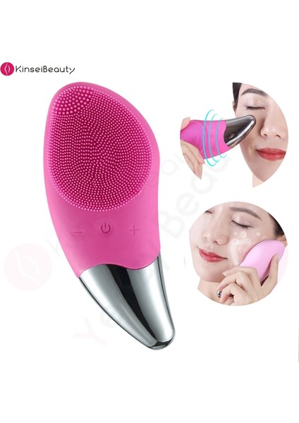 Mavi Stil Mini Elektrikli Yüz Temizleme Fırçası Silikon Sonic Yüz Temizleyici Derin Gözenek Temizleme Cilt Yüz Temizleme Fırçası Cihazı USB Şarj (Yurt Dışından) fiyatları
