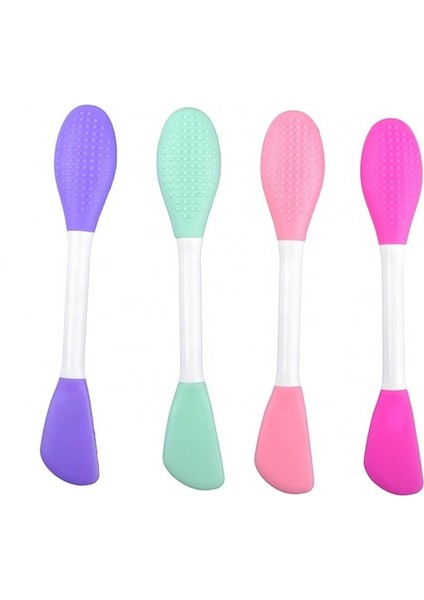 Altın Tarzı Yüz Yüz Maskesi Fırçası Çift Uçlu Silikon Yüz Maskesi Kil Maskesi Aplikatörü (Yurt Dışından) fiyatları