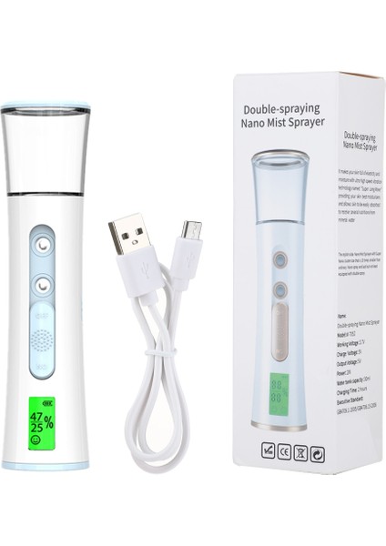 Mavi Stil Nano Yüz Mister Mini Atomizasyon Kirpik Uzantıları Yüz Mist Yüz Nemlendirici Vapur Serin Nemlendirici Püskürtücü Güzellik Cilt Bakımı (Yurt Dışından)