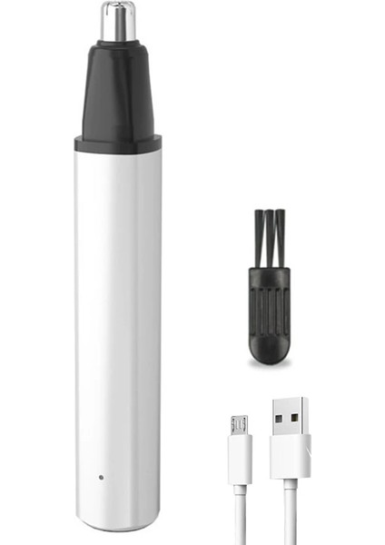 Siyah Stil Elektrikli Burun Kılı Kesme Tıraş Makinesi USB Şarj Edilebilir Elektrikli Burun Kılı Tıraş Kaş Kaldırma Çok Fonksiyonlu Alet Erkekler Için (Yurt Dışından)