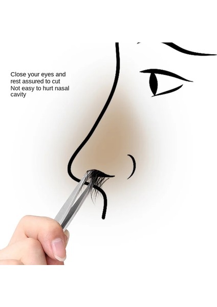 Sarı Stil Evrensel Burun Saç Kesme Cımbız Paslanmaz Çelik Kaş Burun Saç Kesim Manikür Yüz Kırpma Makeuors Giyotin (Yurt Dışından) modelleri