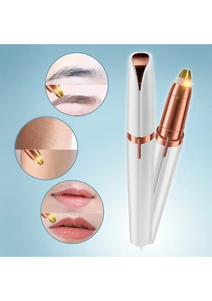 Mavi Kadın Elektrikli Kaş Düzeltici Şekillendirici Kalem Traş Makinesi(Yurt Dışından) fırsatları