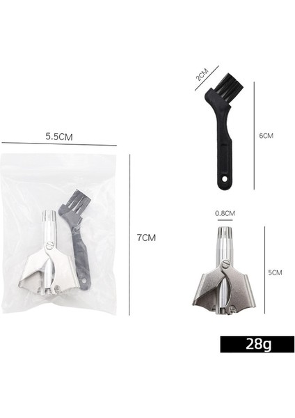 Paslanmaz Çelik Manuel Burun Kulak Tüy Temizleme Aleti (Yurt Dışından)