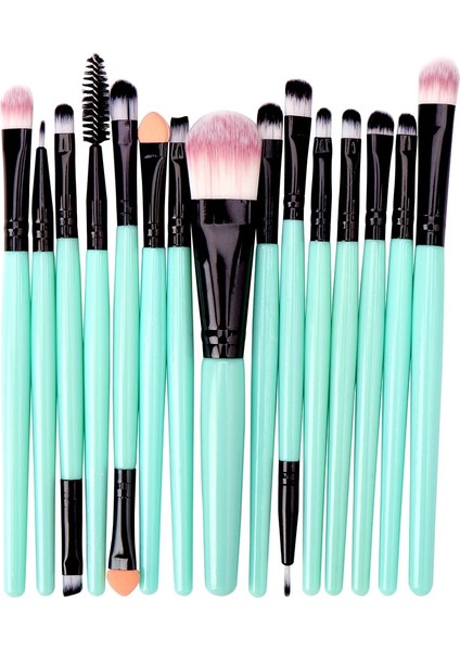 No.8 Makyaj Fırçaları Set Fosforlu (Yurt Dışından)