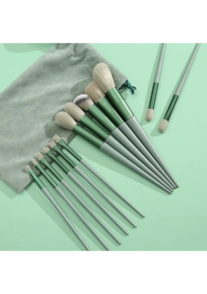 Mor Fashio Matcha Yeşil Unicorn Makyaj Fırçaları Çanta ile Set Karıştırma Toz Göz Yüz Fırçası Makyaj Aracı Kiti Maquillaje (Yurt Dışından) fiyatları