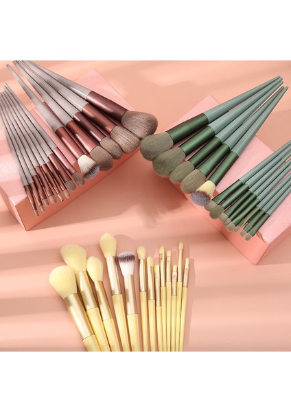 Mor Fashio Matcha Yeşil Unicorn Makyaj Fırçaları Çanta ile Set Karıştırma Toz Göz Yüz Fırçası Makyaj Aracı Kiti Maquillaje (Yurt Dışından) fırsatları