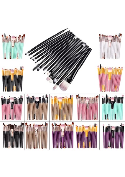 No.6 Boyutu Banfı Makyaj Fırçaları Set Kaş Fosforlu Pudra Fondöten Göz Farı Fırçası Kozmetik Profesyonel Makyaj Fırçası Araçları (Yurt Dışından)