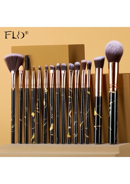 Yeşil Ordu Fld Adet Mermer Makyaj Fırça Seti Kozmetik Aracı Toz Göz Farı Fondöten Allık Karıştırma Güzellik Pinceaux De Maquillage (Yurt Dışından) modelleri