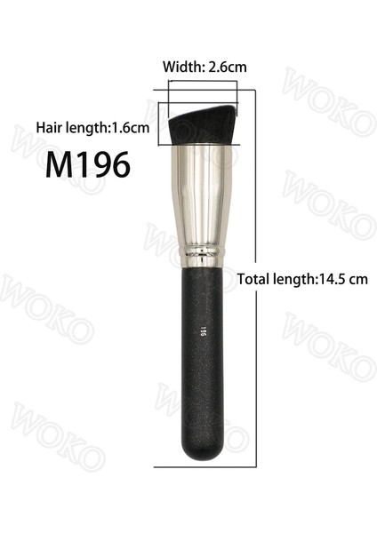 MC-196 S # Makyaj Fırçaları Pudra Fondöten Kapatıcı Bb Krem Fırça Allık Kapatıcı Fondöten Sıvı Yüz Makyaj Fırçaları Aletler (Yurt Dışından)