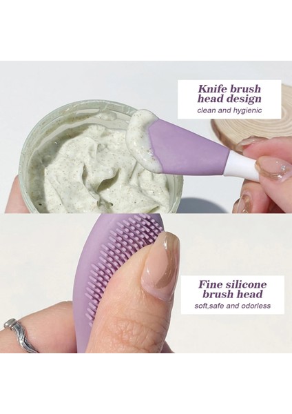 1 Adet Tarzı Licone Yüz Temizleme ve Maske Fırçası 2 In1 Yüz Cilt Bakımı Fırçalayın Exfoliator Fırçalayın Gözenek Siyah Nokta Derin Temizleme Araçları (Yurt Dışından)