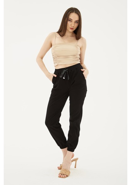 Pamuklu Regular Fit Jogger Spor Pantolon Pantolon 24Y0009K1 fiyatları