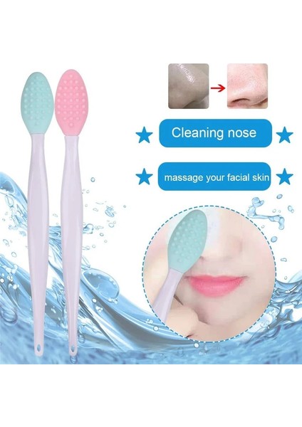 Sarı Stil Licone Yüz Temizleme Fırçası Etkili Burun Exfoliator Siyah Nokta Akne Temizleme Yumuşak Derin Temizleme Fırçası Yüz Bakımı Aracı (Yurt Dışından)