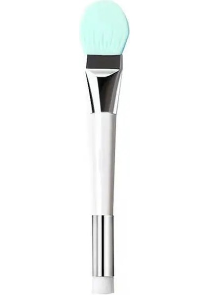 Mavi Stil Silikon Yüz Maskesi Fırçası Çift Kafa Yumuşak Saç Çamur Filmi Özel Fırça Yüz Maskesi Fırçası Uygulama Tipi Makyaj Fırçası (Yurt Dışından)