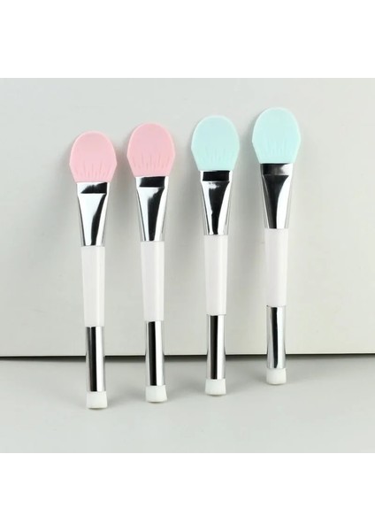 Mavi Stil Silikon Yüz Maskesi Fırçası Çift Kafa Yumuşak Saç Çamur Filmi Özel Fırça Yüz Maskesi Fırçası Uygulama Tipi Makyaj Fırçası (Yurt Dışından) fiyatları