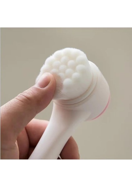Mavi Stil Silika Jel Yüz Fırçası Çift Taraflı Yüz Temizleyici Siyah Nokta Çıkarma Ürünü Gözenek Temizleyici Peeling Yüz Fırçası Yüz Fırçası (Yurt Dışından) modelleri
