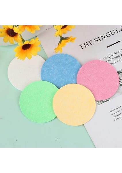 Yl Stili 10PCSFACE Temizleme Sünger Ped Exfoliator Maskesi Yüz Spa Masaj Makyaj Kaldırma Kalın Sıkıştırılmış Doğal Selüloz Yeniden Kullanılabilir (Yurt Dışından) indirimleri