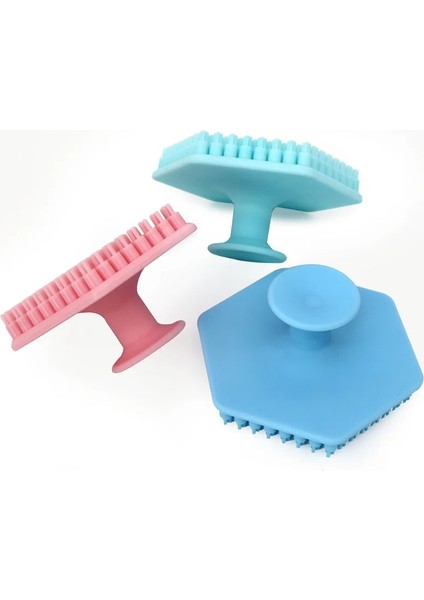 Pembe Tarzı Erkekler Yüz Temizleme Fırçası Scrubber Silikon Minyatür Yüz Derin Temiz Tıraş Masaj Yüz Tahta Fırçası Yüz Temizleyici (Yurt Dışından)