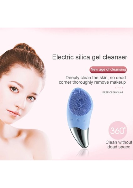 Rosered Tarzı Ultrasonik Yüz Temizleme Elektrikli Silikon Yüz Temizleyici Masaj Yüz Derin Gözenek Yüz Temizleme Fırçası Sonic Clean Cihazı (Yurt Dışından) modelleri