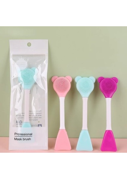 Mor Tarzı 1 Adet Yüz Maskesi Fırça Silikon Jel Yüz Maskesi Dıy Fırçalar Orijinal Yumuşak Moda Güzellik Kadın Cilt Yüz Bakımı Ev Makyaj Araçları (Yurt Dışından) modelleri