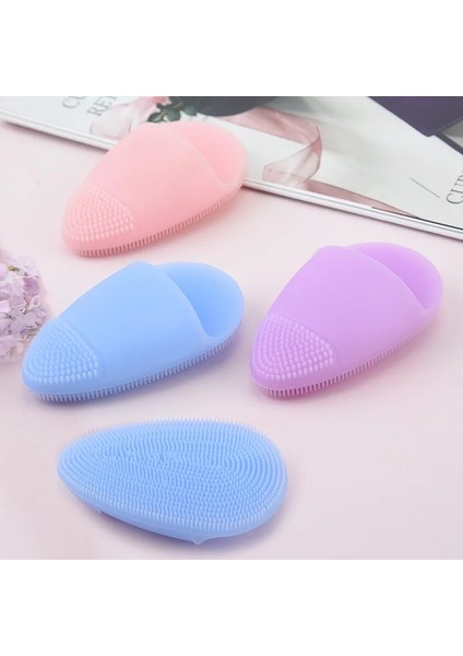 Mor Tarzı 1 Adet Masaj Yüz Temizleme Fırçası Peeling Siyah Nokta Yüz Temiz Silikon Fırça Mini Masaj Su Geçirmez Yüz Temizleme Araçları (Yurt Dışından)