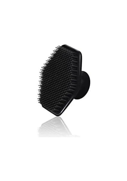 Siyah Stil Silikon Erkekler Yüz Temizleme Scrubber Silikon Mini Yüz Derin Temiz Tıraş Masaj Yüz Tahta Fırçası Güzellik Duş Cilt Bakımı Araçları (Yurt Dışından)