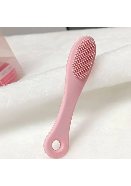 Pembe Tarzı 1 Adet Mlicone Yüz Fırçası Temizleyici Parmak Siyah Nokta Kesme Kaldırma Burun Gözenek Yıkama Pedi Fırçalama Masaj Makyaj Araçları (Yurt Dışından)