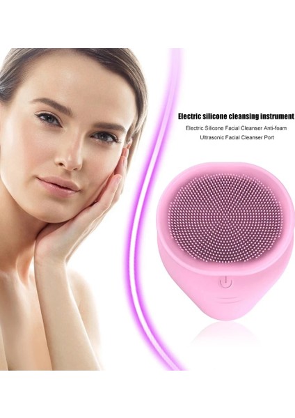 Pembe Tarzı Profesyonel Ipx7 Taşınabilir Yumuşak Silikon Yüz Scrubber Derin Temizlik Mini Su Geçirmez Yüz Temizleme Fırçası Peeling Blackhe (Yurt Dışından) modelleri