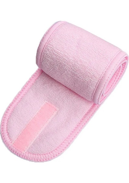 Pembe Tarzı Kafa Bantları Ayarlanabilir Geniş Hairband Yoga Spa Banyo Duş Makyaj Yıkama Yüz Kozmetik Kafa Bandı Kadınlar Bayanlar Için Makyaj Aksesuarları (Yurt Dışından)