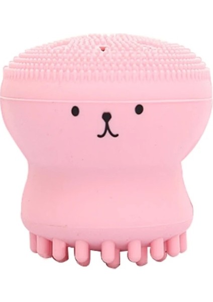 Pembe Tarzı Yüz Temizleme Fırçası Ev Banyo Cilt Masajı Için El Yüz Fırçası Için (Yurt Dışından)
