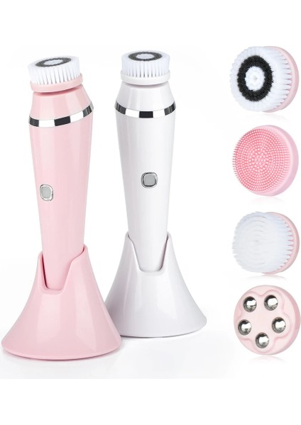 Pembe Tarzı Silikon Yüz Temizleme Fırçası Akne Temizleme Yüz Masajı Cilt Bakımı Elektrikli Yüz Temizleyici Sonic Yüz Temizleme Siyah Nokta Kaldırmak (Yurt Dışından) fırsatları