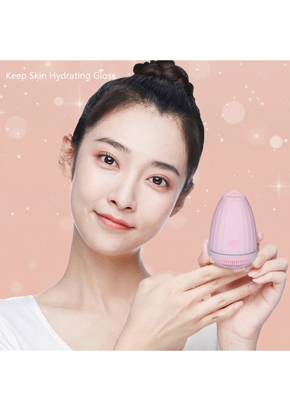 Pembe Tarzı 2ılicone Yüz Temizleme Fırçası Titreşim Derin Temizlik Nano Mist Püskürtücü Cilt Gençleştirme Siyah Nokta Kaldırma Gözenek Temizleyici (Yurt Dışından) fırsatları