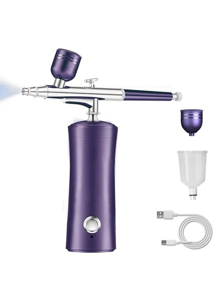 Kırmızı Stil Tok Mini Hava Kompresörü Kiti Hava Fırçası Boya Püskürtme Tabancası Airbrush Tırnak Sanat Dövme Zanaat Kek Nano Sis Sis Püskürtücü (Yurt Dışından) fırsatları