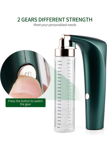 Yeşil Stil 100 ml Airbrush Nano Sis Mist Püskürtücü Cilt Nemlendirici Püskürtücü Hava Kompresörü Püskürtme Tabancası Makyaj Maskesi Yüz Spa Nemlendirir Cilt (Yurt Dışından) fiyatları