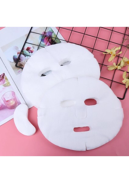 Gümüş Tarzı Ultra-Ince Nemlendirici Tek Kullanımlık Sıkıştırma Yüz Maskesi Pamuk Yüz Levha Yüz Cilt Bakımı Sarılmış Maskeler Kağıt Pcsbag (Yurt Dışından)
