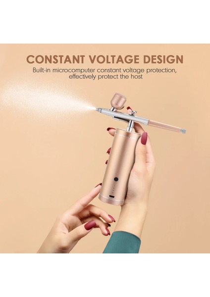 Yeşil Stil Şarj Edilebilir Hava Fırçası Kompresörü Kiti Hava Fırçası Püskürtme Tabancası Su Oksijen Enjeksiyonu Tırnak Sanat Dövme Zanaat Kek Makyaj Boyama (Yurt Dışından) fırsatları