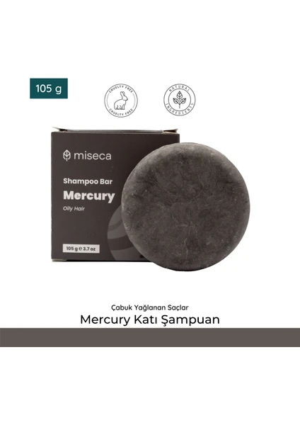 Mercury Katı Şampuan Yağlı Saçlar 105 gr