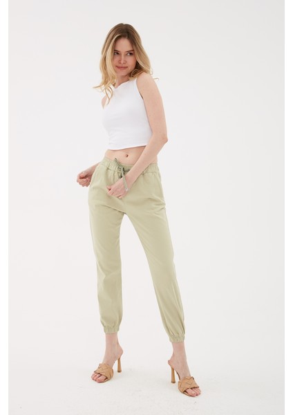 Pamuklu Regular Fit Jogger Spor Pantolon Pantolon 24Y0009K1 modelleri