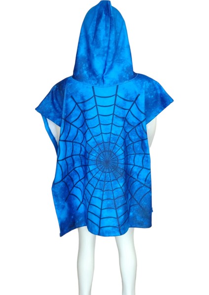 Örümcek Adam Baskılı Plaj Havlusu Erkek Çocuk Panço Banyo Havlusu Erkek Çocuk Panço Plaj Havlusu fırsatları