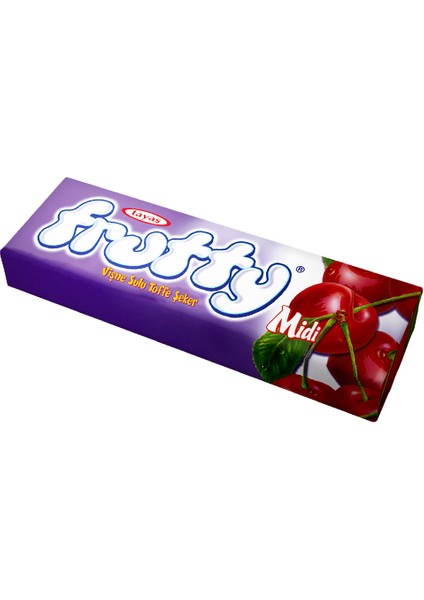 Frutty Midi Vişneli Yumuşak Şeker 20 Gr X 24 Adet Kutulu