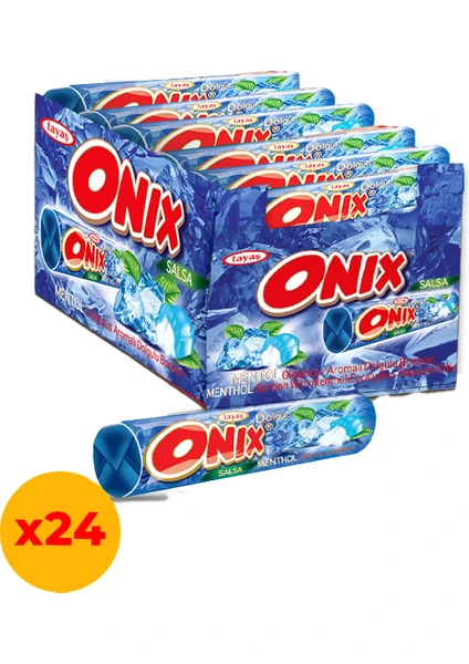 Onix Salsa Mentollü Sert Şeker 22,4 Gr X 24 Adet Kutulu