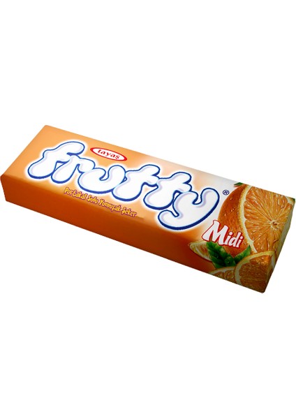 Frutty Midi Portakallı Yumuşak Şeker 20 Gr X 24 Adet Kutulu