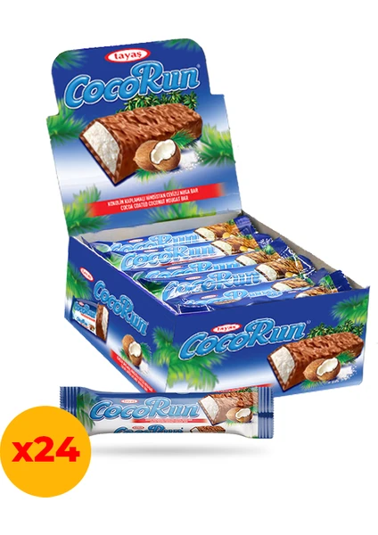 Cocorun Sütlü Hindistan Cevizli Nuga Bar 20 Gr X 24 Adet Kutulu