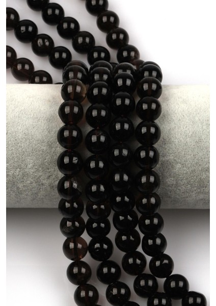 Dumanlı Kuvars Doğal Taş Dizi 10 mm Küre Kesim