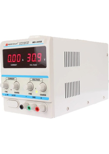 Mervesan MT-305B 0-30 Volt 5 Amper Yeni Kasa Ayarlı Güç Kaynağı